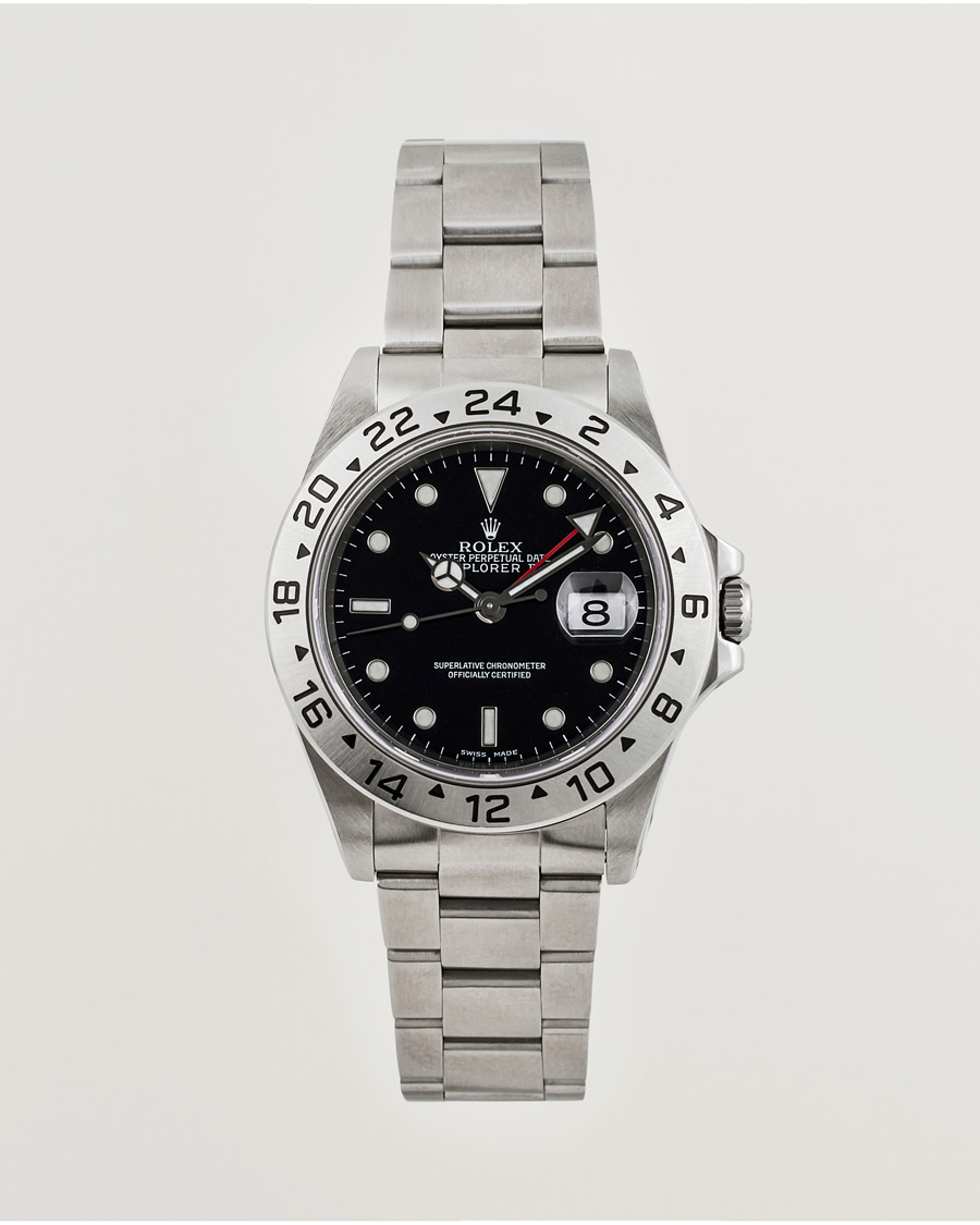 Herren | Rolex Pre-Owned Explorer II 16570 Silver | Rolex Pre-Owned | Explorer II 16570 Silver