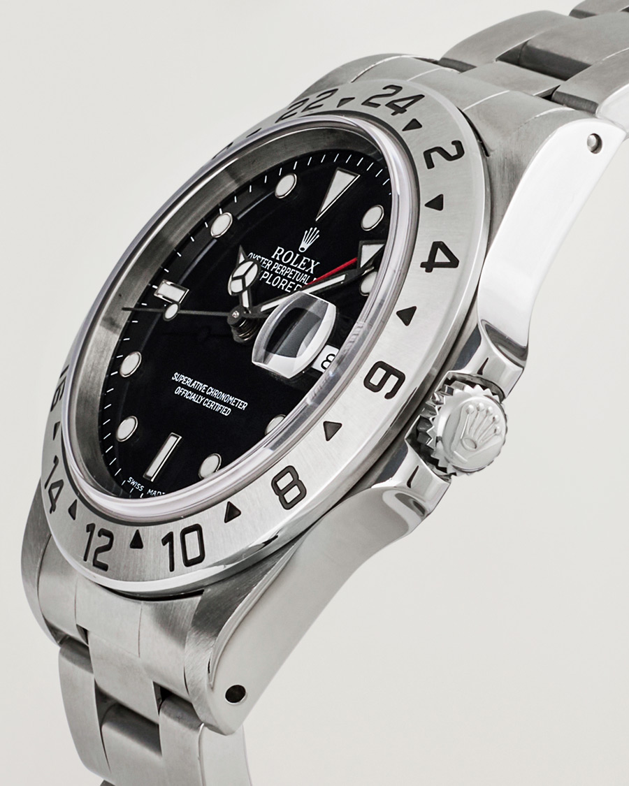 Herren | Rolex Pre-Owned Explorer II 16570 Silver | Rolex Pre-Owned | Explorer II 16570 Silver