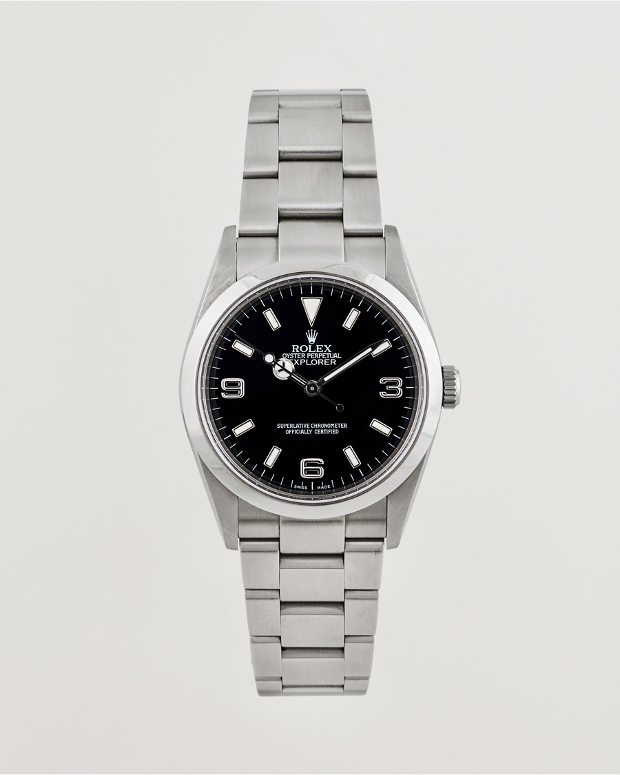 Herren | Rolex Pre-Owned Explorer 114270 Silver | Rolex Pre-Owned | Explorer 114270 Silver