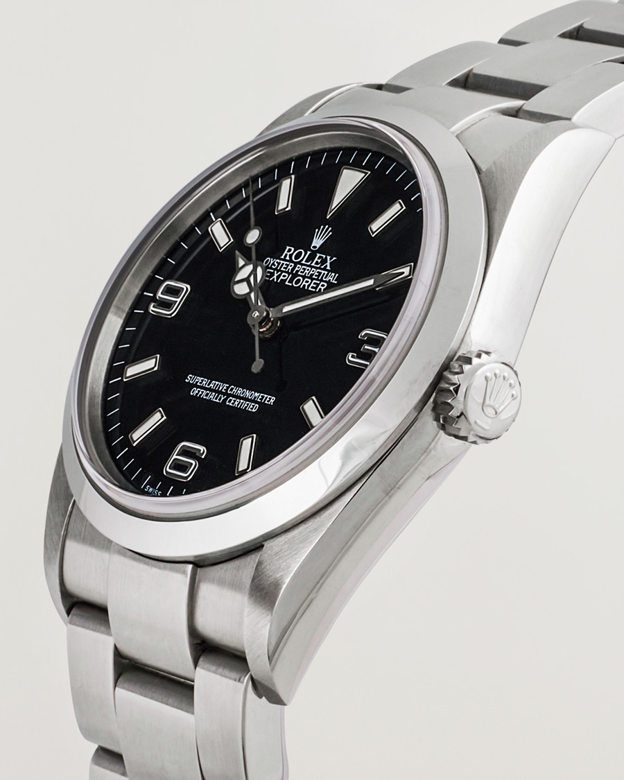 Herren | Rolex Pre-Owned Explorer 114270 Silver | Rolex Pre-Owned | Explorer 114270 Silver