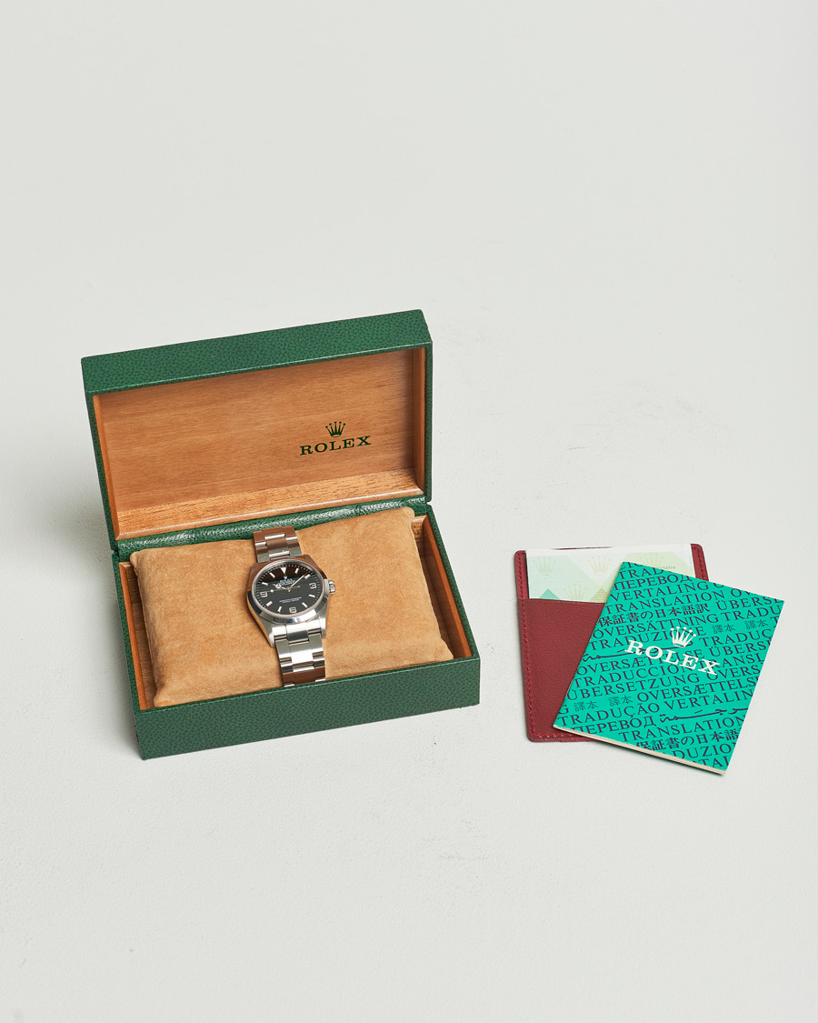 Herren | Rolex Pre-Owned Explorer 114270 Silver | Rolex Pre-Owned | Explorer 114270 Silver