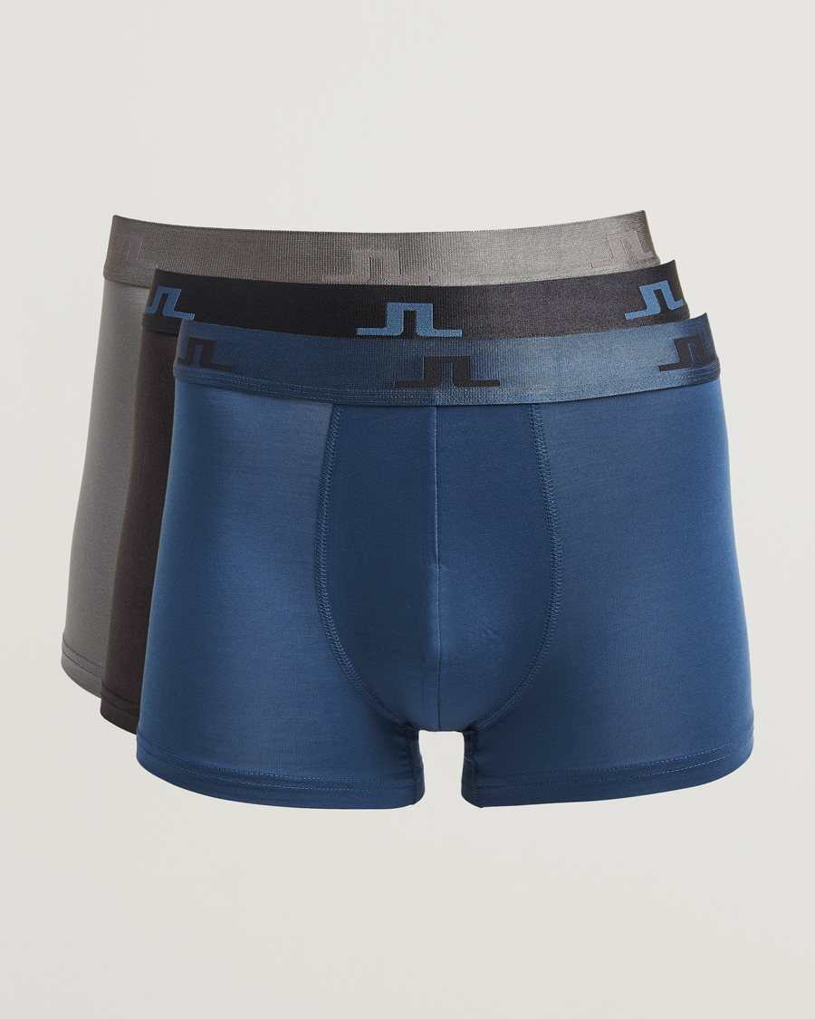 Herren | Unterwäsche | J.Lindeberg | Bridge Lyocell Boxer Multi Black
