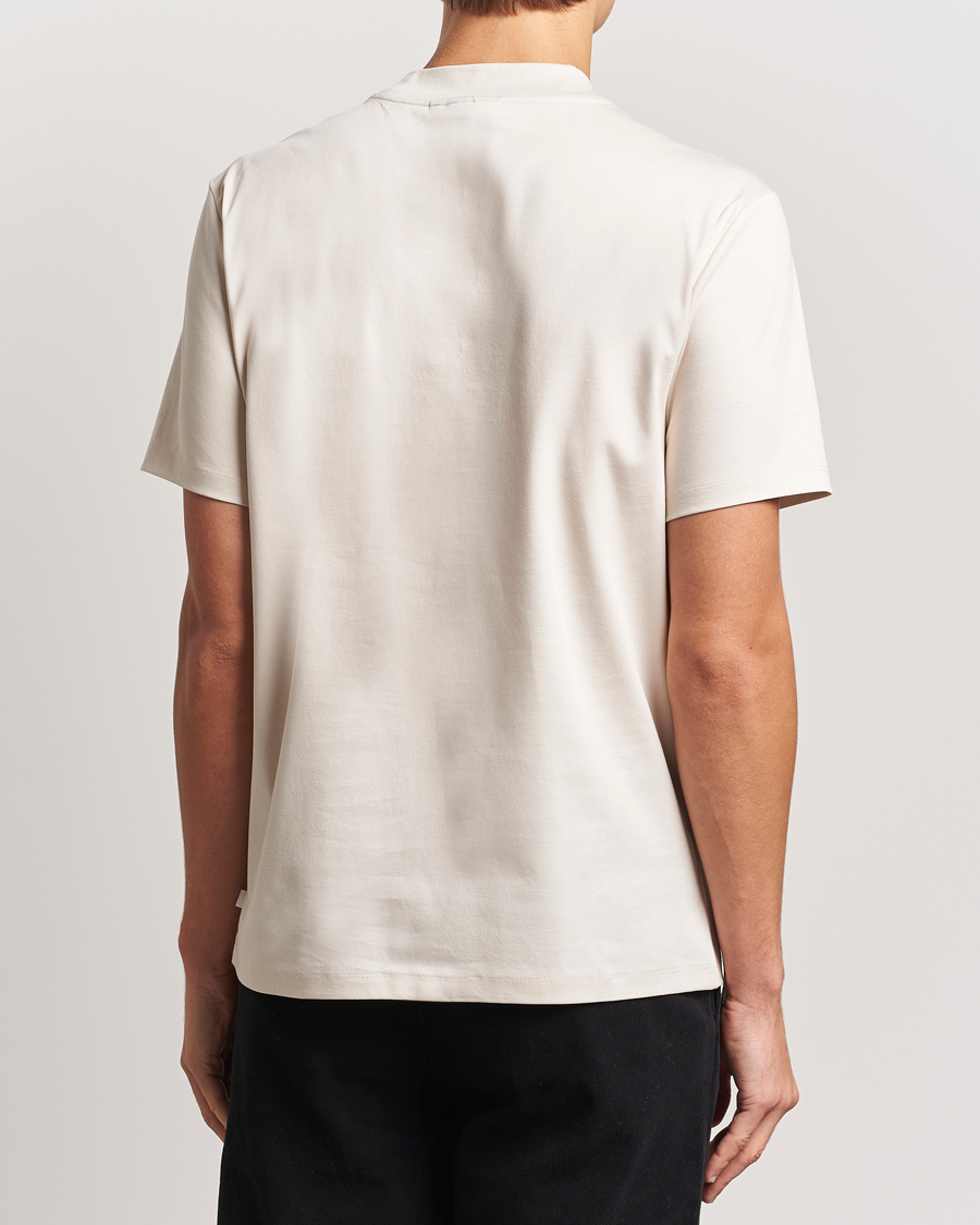 Herren | T-Shirts | J.Lindeberg | Ace Mock Neck T-Shirt Moonbeam