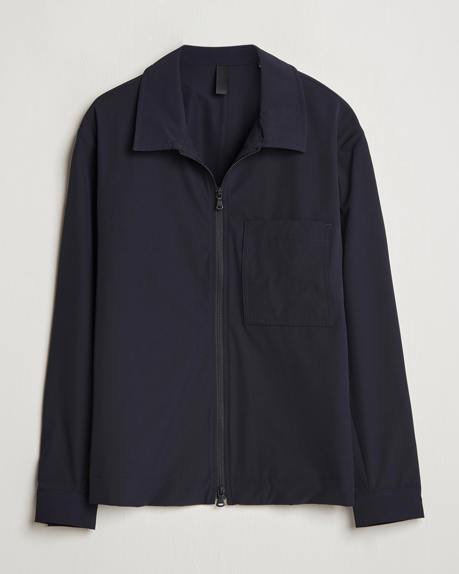 Herren | Hemden | J.Lindeberg | Jake Zipped Overshirt Navy