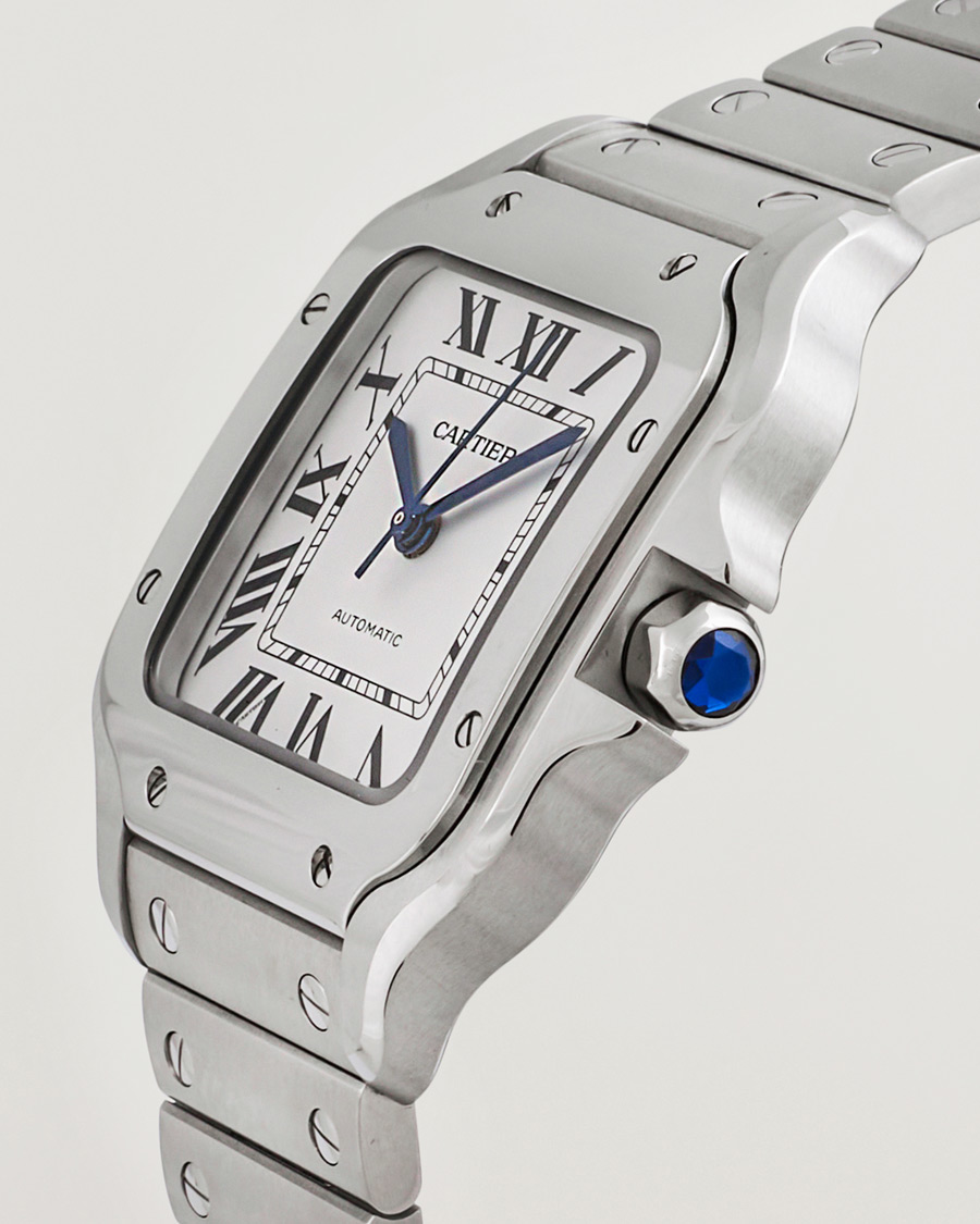 Herren | Cartier Pre-Owned Santos De Cartier WSSA0029 Silver | Cartier Pre-Owned | Santos De Cartier WSSA0029 Silver