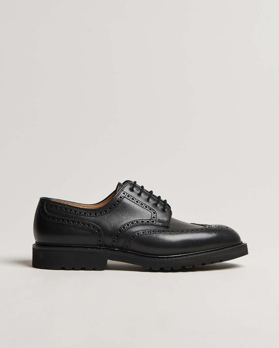 Herren | Crockett & Jones Pembroke Milled Grain Vibram Vi-Lite Black | Crockett & Jones | Pembroke Milled Grain Vibram Vi-Lite Black