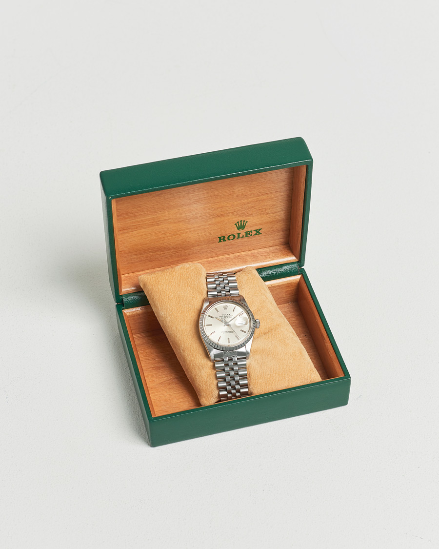 Herren | Rolex Pre-Owned Datejust 16030 Silver | Rolex Pre-Owned | Datejust 16030 Silver