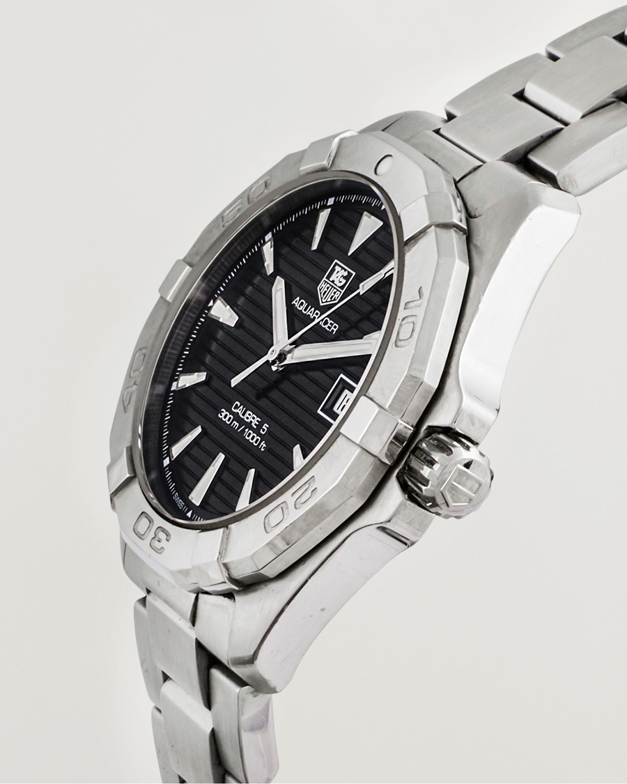 Herren | Tag Heuer Pre-Owned Aquaracer 300M Caliber 5 Silver | Tag Heuer Pre-Owned | Aquaracer 300M Caliber 5 Silver