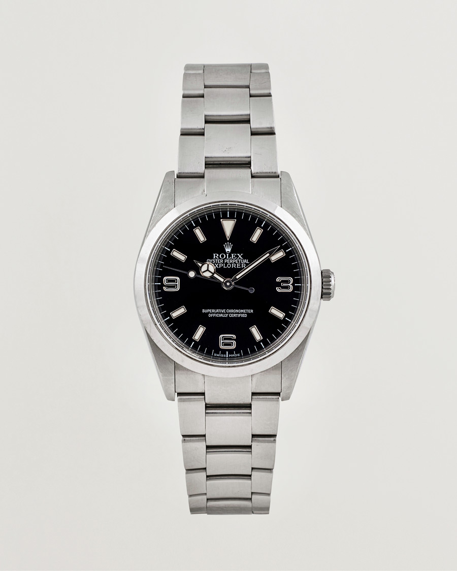 Herren | Rolex Pre-Owned Explorer 114270 Silver | Rolex Pre-Owned | Explorer 114270 Silver