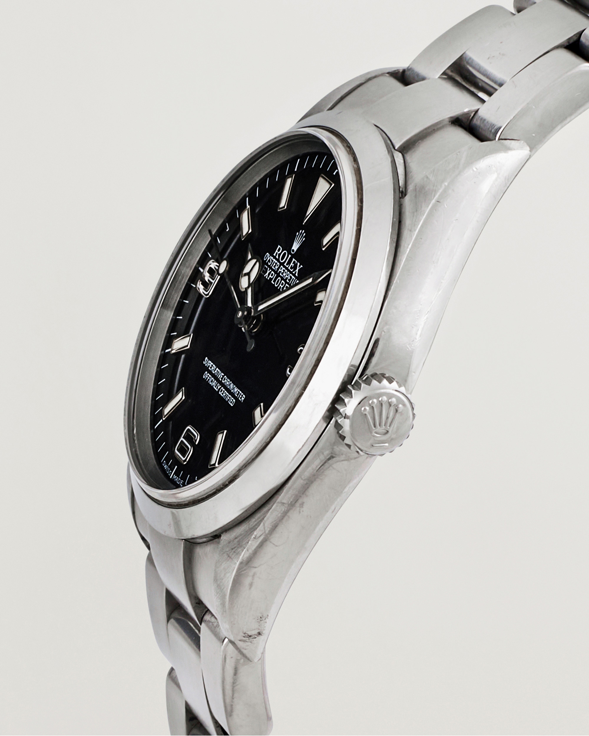 Herren | Rolex Pre-Owned Explorer 114270 Silver | Rolex Pre-Owned | Explorer 114270 Silver