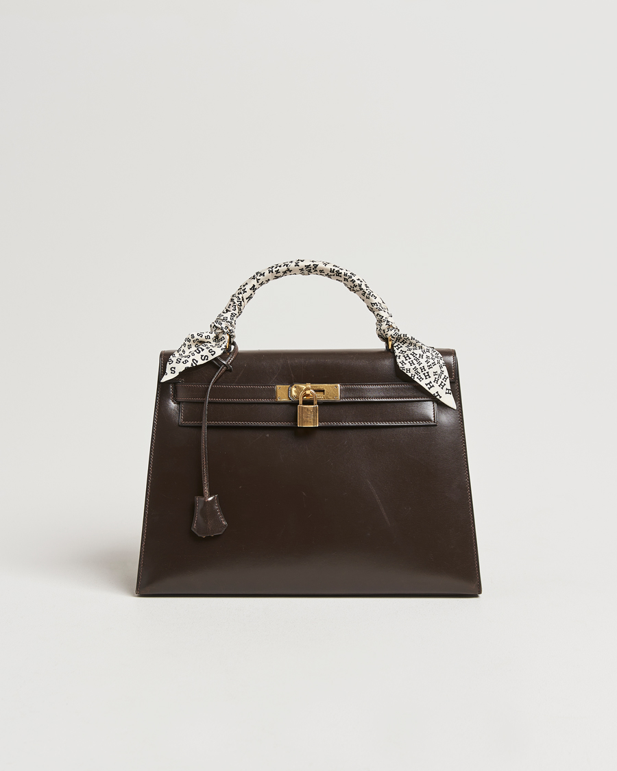 Herren | Hermès Pre-Owned Kelly 32 Handbag Brown | Hermès Pre-Owned | Kelly 32 Handbag Brown