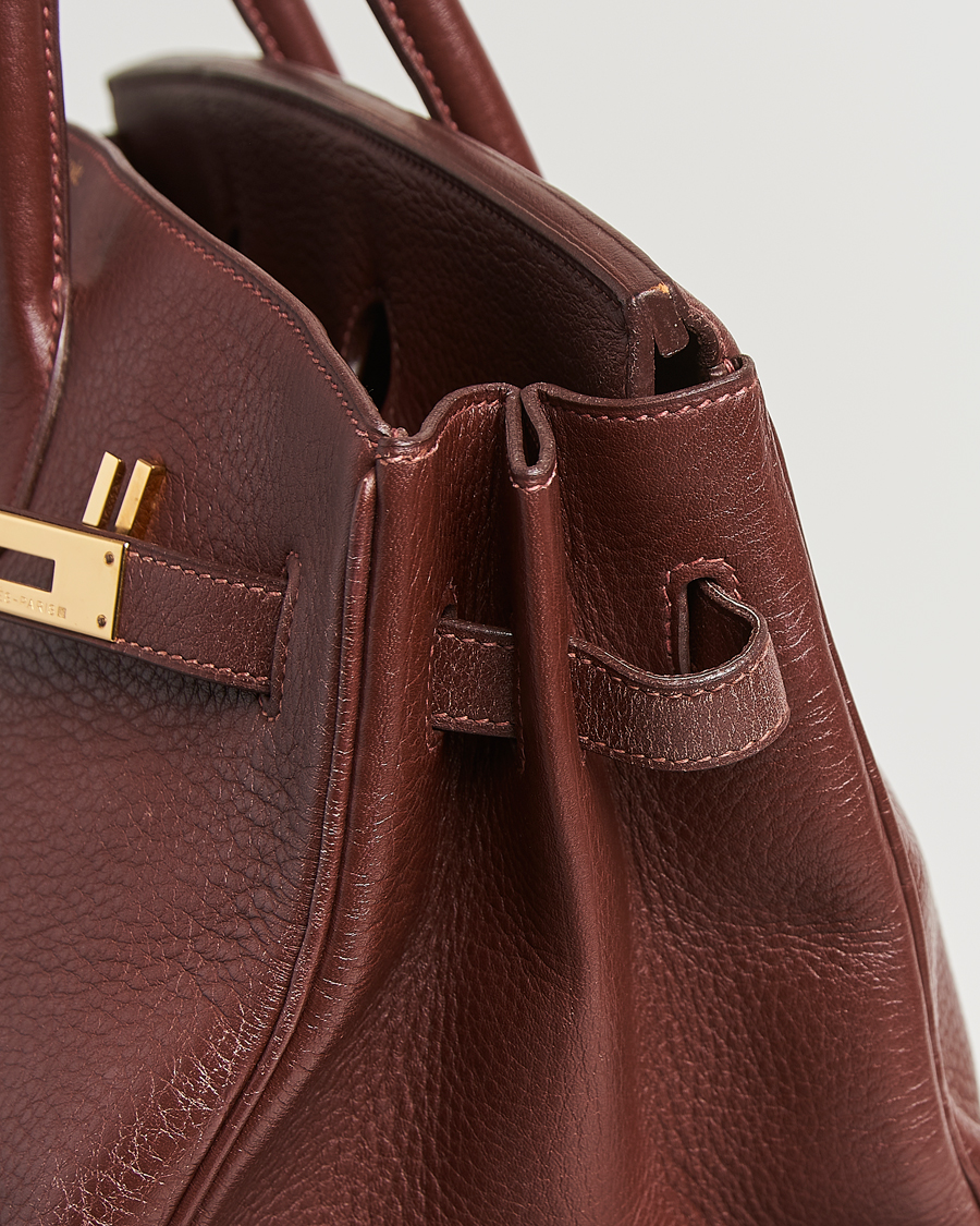 Herren | Hermès Pre-Owned Birkin 35 Taurillon Clemence Handbag Havana | Hermès Pre-Owned | Birkin 35 Taurillon Clemence Handbag Havana