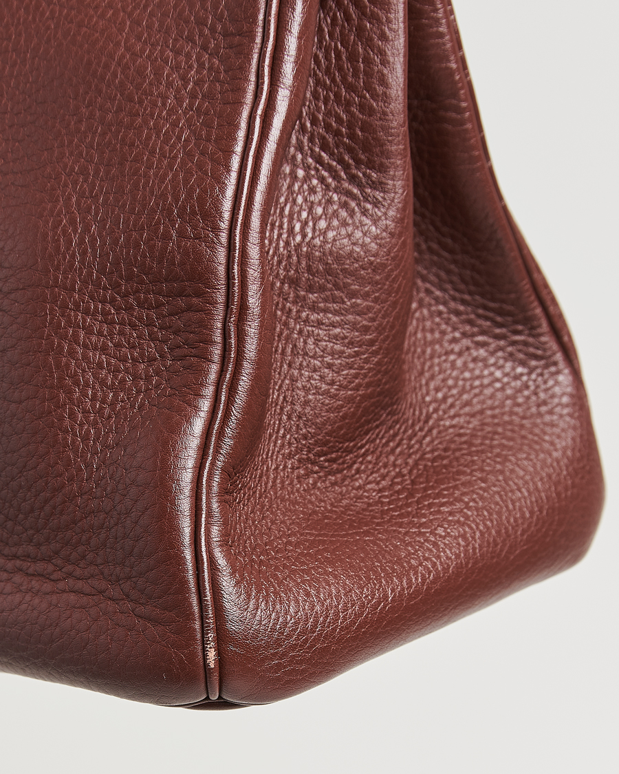 Herren | Hermès Pre-Owned Birkin 35 Taurillon Clemence Handbag Havana | Hermès Pre-Owned | Birkin 35 Taurillon Clemence Handbag Havana