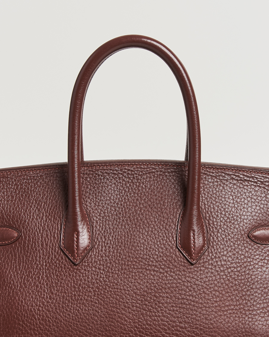 Herren | Hermès Pre-Owned Birkin 35 Taurillon Clemence Handbag Havana | Hermès Pre-Owned | Birkin 35 Taurillon Clemence Handbag Havana