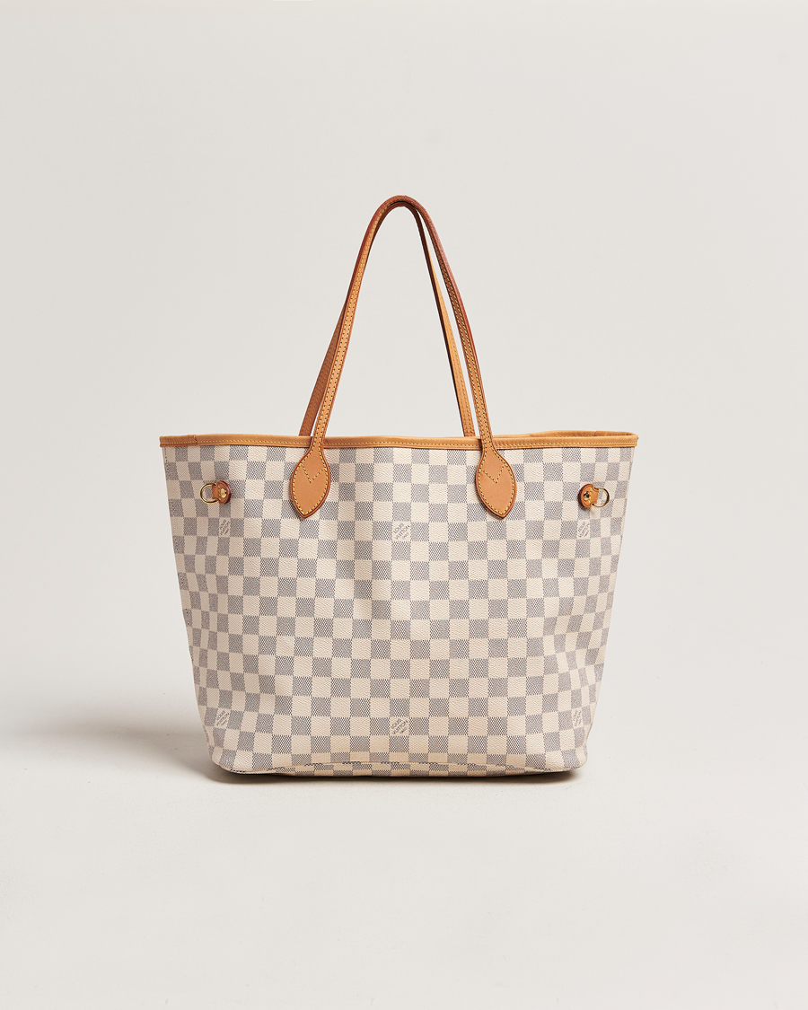 Herren | Louis Vuitton Pre-Owned Neverfull MM Totebag Damier Azur | Louis Vuitton Pre-Owned | Neverfull MM Totebag Damier Azur