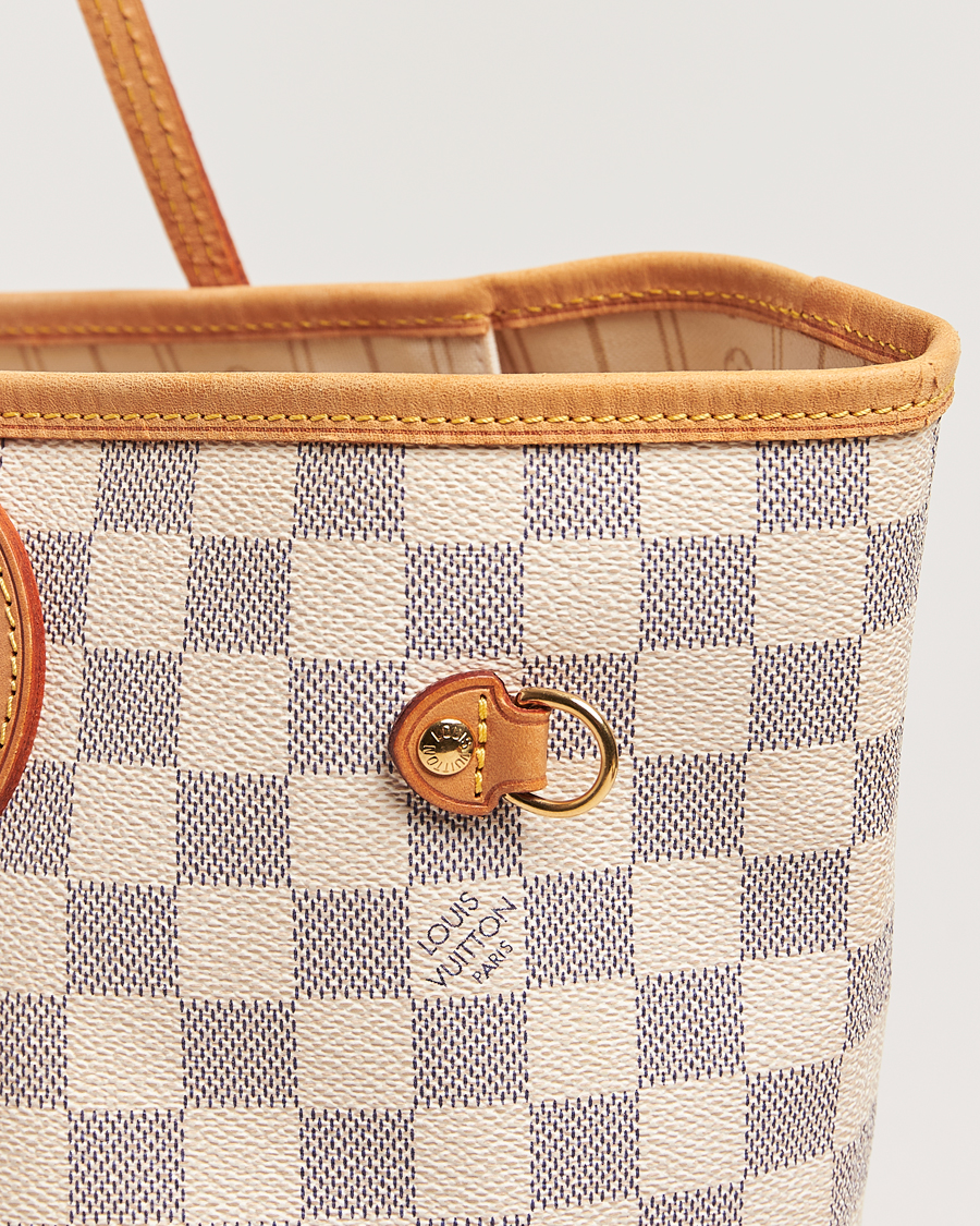 Herren | Louis Vuitton Pre-Owned Neverfull MM Totebag Damier Azur | Louis Vuitton Pre-Owned | Neverfull MM Totebag Damier Azur