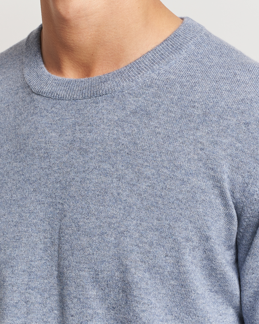 Herren | Pullover | Brunello Cucinelli | 2 Ply Cashmere Pullover Light Blue Denim