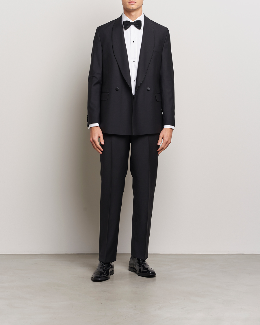 Herren | Hosen | Oscar Jacobson | Del Tuxedo Trousers Black