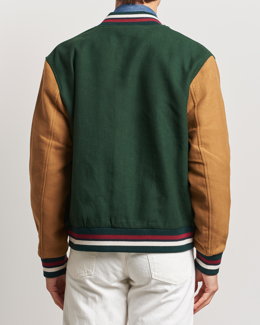 Herren | Jacken | GANT | Wool Varisty Jacket Tartan Green