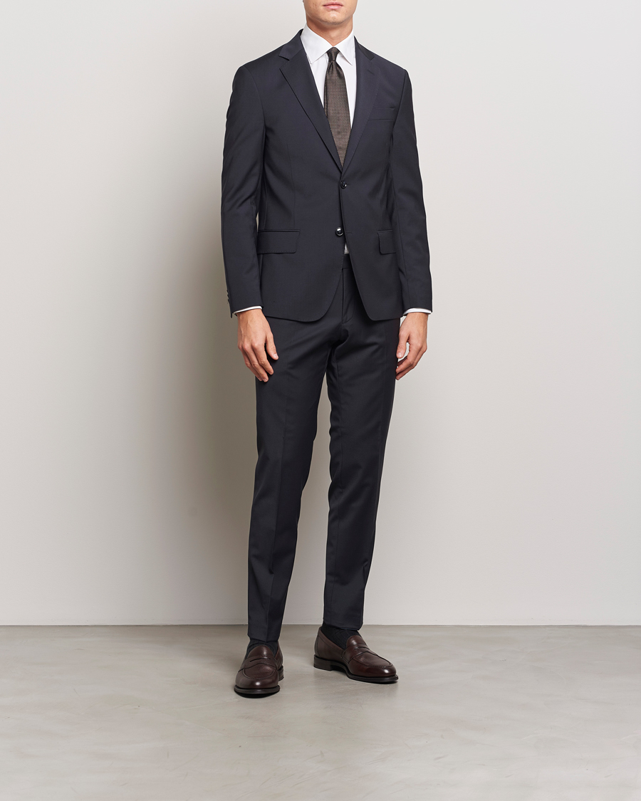 Herren | Hosen | Oscar Jacobson | Damien Trousers Navy