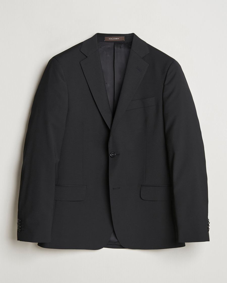 Herren | Sakkos | Oscar Jacobson | Edmund Blazer Black