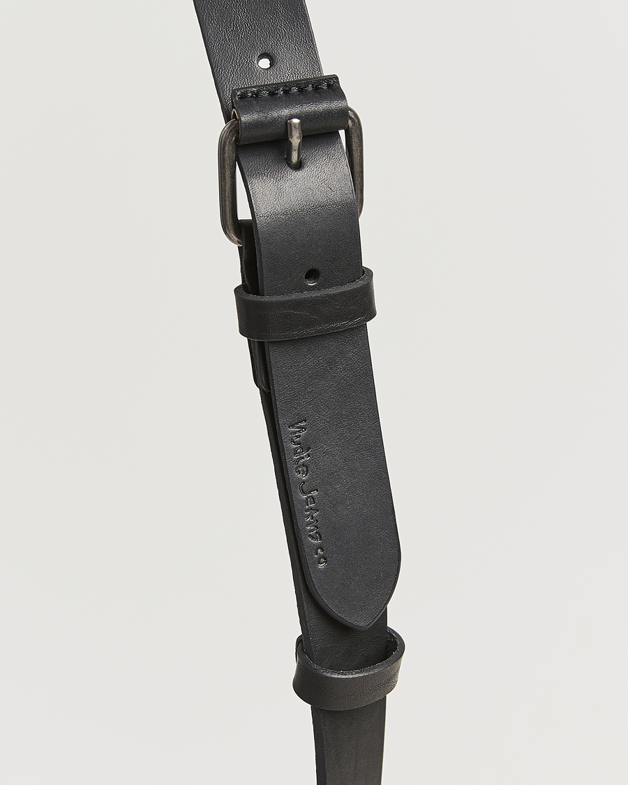 Herren | Gürtel | Nudie Jeans | Dwayne Leather Belt Black