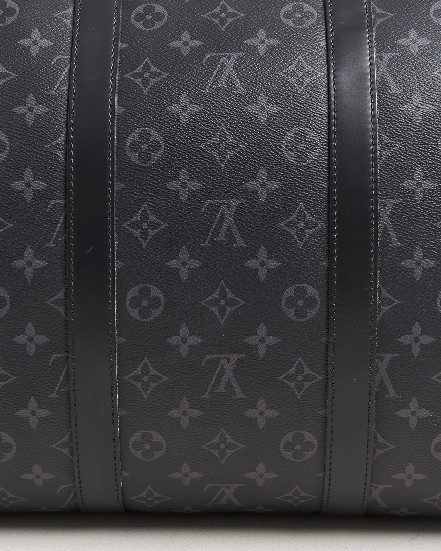 Herren | Louis Vuitton Pre-Owned Keepall Bandoulière 55 Monogram Eclipse | Louis Vuitton Pre-Owned | Keepall Bandoulière 55 Monogram Eclipse