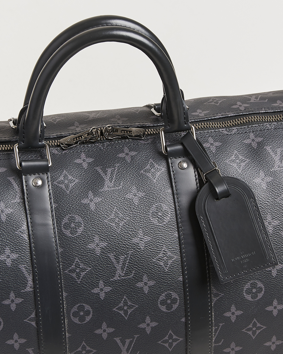 Herren | Louis Vuitton Pre-Owned Keepall Bandoulière 55 Monogram Eclipse | Louis Vuitton Pre-Owned | Keepall Bandoulière 55 Monogram Eclipse