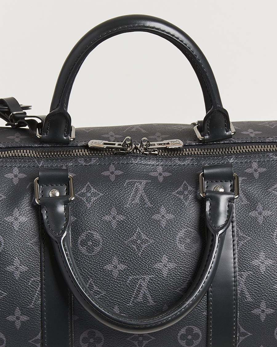 Herren | Louis Vuitton Pre-Owned Keepall Bandoulière 55 Monogram Eclipse | Louis Vuitton Pre-Owned | Keepall Bandoulière 55 Monogram Eclipse