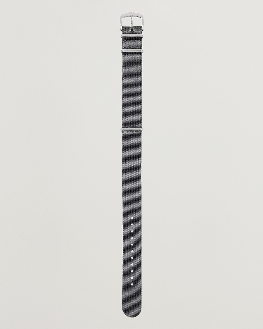 Herren | Uhrenarmband | HIRSCH | Rush Recycle Nato Watch Strap Grey