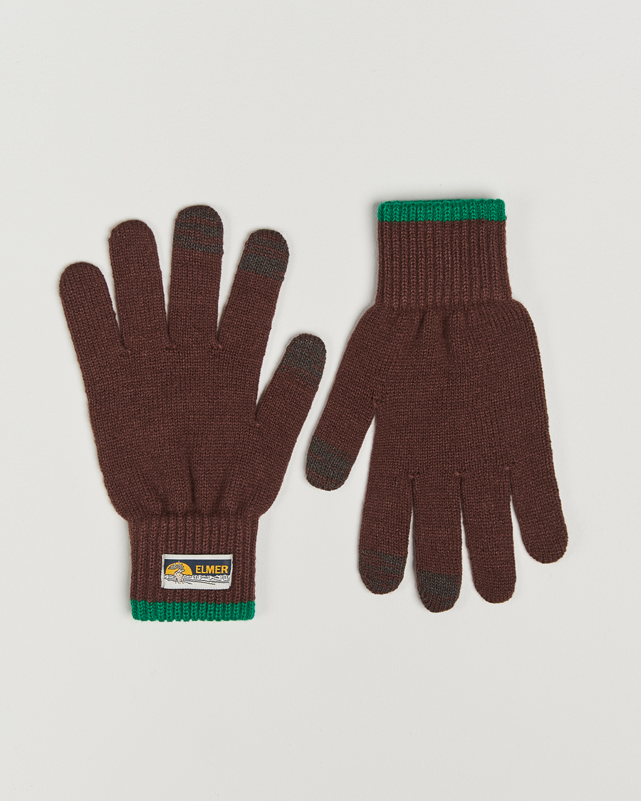 Herren | Elmer by Swany Knitted Glove Rosewood | Elmer by Swany | Knitted Glove Rosewood