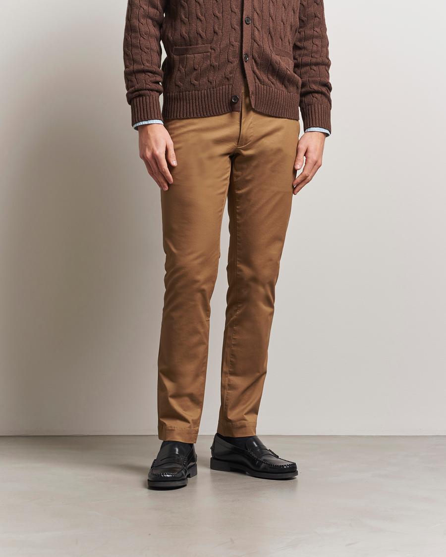 Herren | Hosen | Polo Ralph Lauren | Slim Fit Stretch Chinos Honey Brown