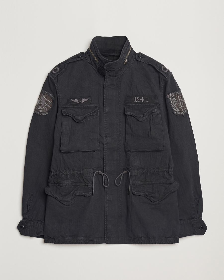 Herren | Jacken | Polo Ralph Lauren | Herringbone Field Jacket Polo Black