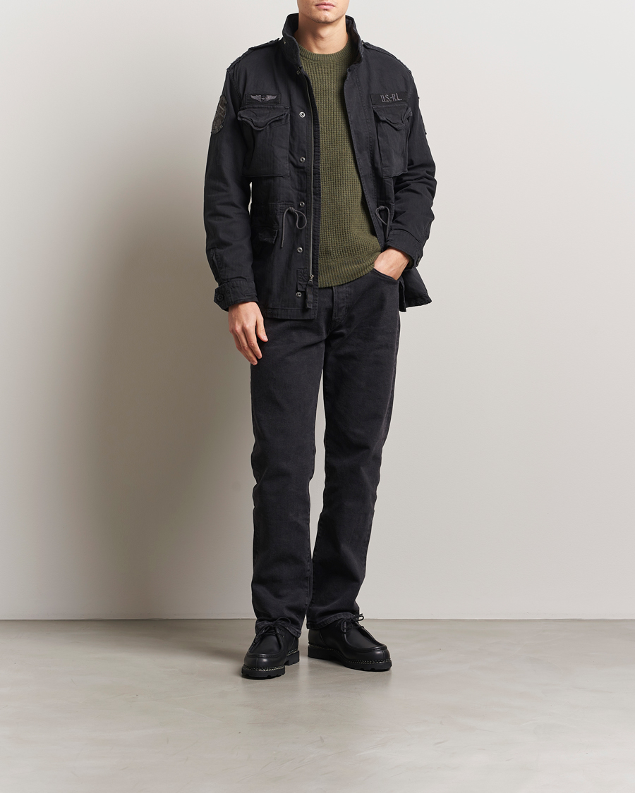 Herren | Jacken | Polo Ralph Lauren | Herringbone Field Jacket Polo Black