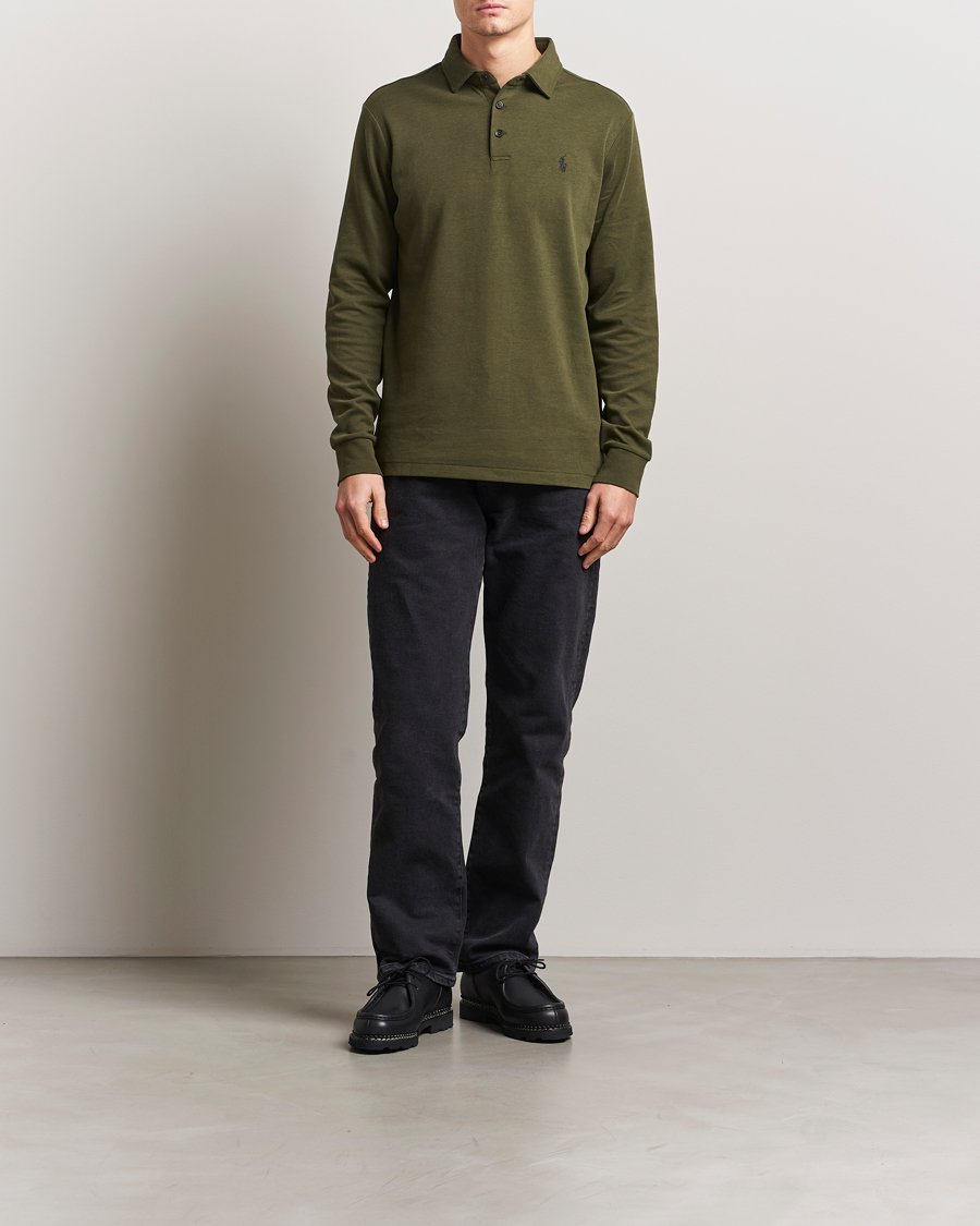 Herren | Pullover | Polo Ralph Lauren | Double Knit Long Sleeve Polo Armadillo