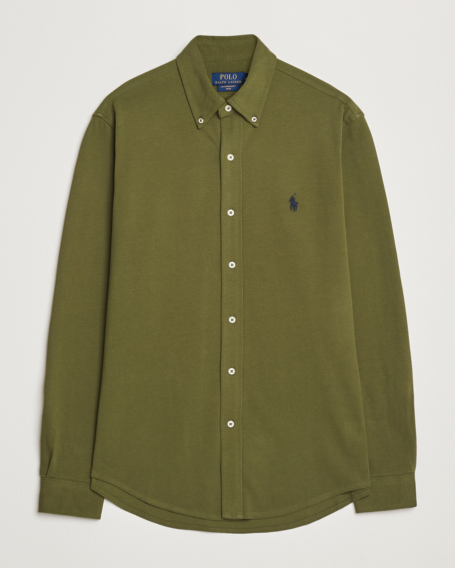 Herren | Hemden | Polo Ralph Lauren | Featherweight Mesh Shirt New Olive