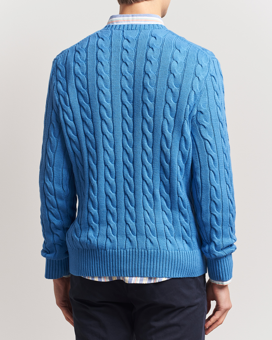 Herren | Pullover | Polo Ralph Lauren | Cotton Cable Pullover Blue Orbit