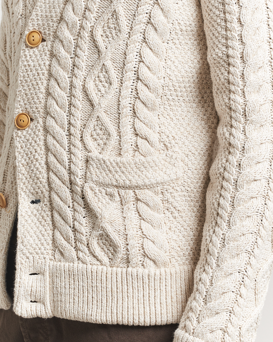 Herren | Pullover | Polo Ralph Lauren | Cotton Cardigan Cream Combo