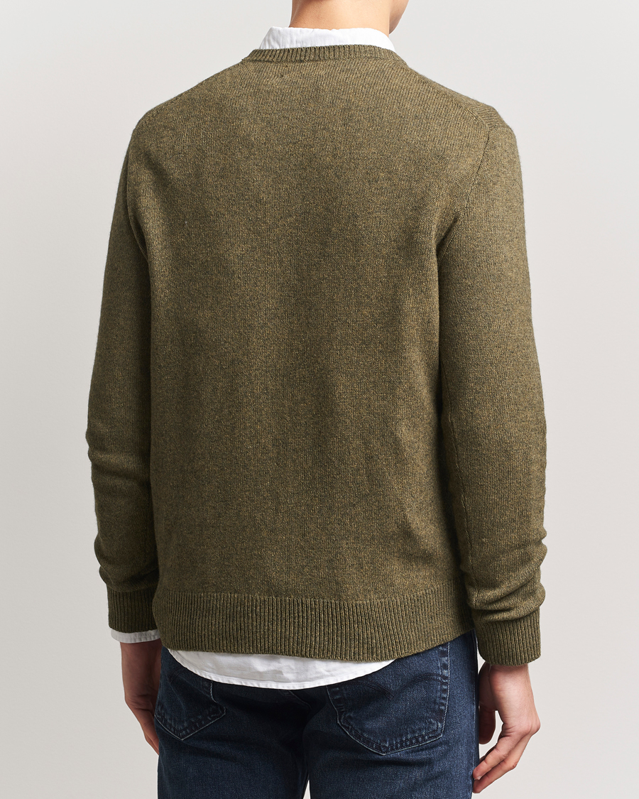 Herren | Pullover | Polo Ralph Lauren | Cotton/Wool Pullover Cargo Olive Heahter