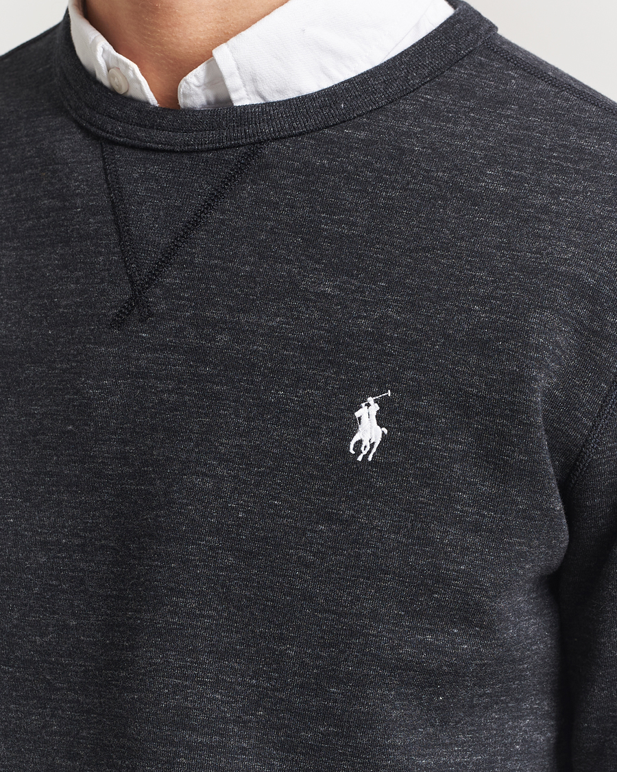 Herren | Pullover | Polo Ralph Lauren | Double Knit Sweatshirt Black Marl Heather