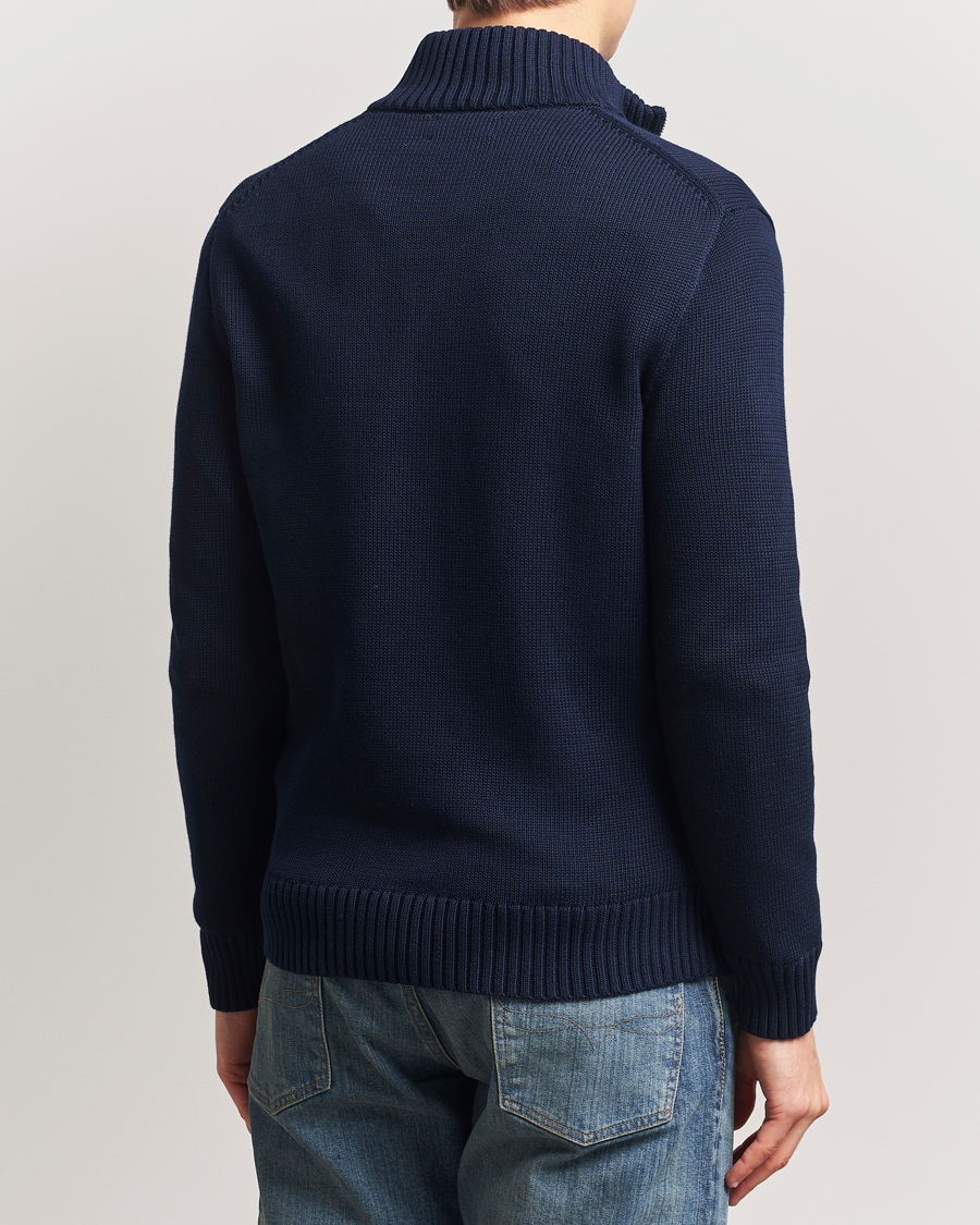 Herren | Pullover | Polo Ralph Lauren | Cotton Pullover Half Zip Hunter Navy