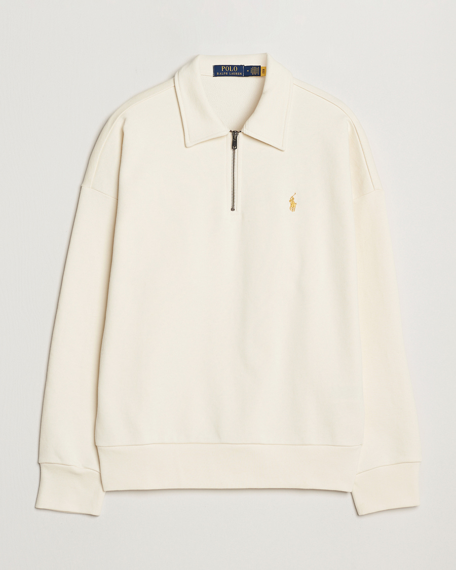 Herren | Pullover | Polo Ralph Lauren | Loopback Terry Half-Zip Clubhouse Cream