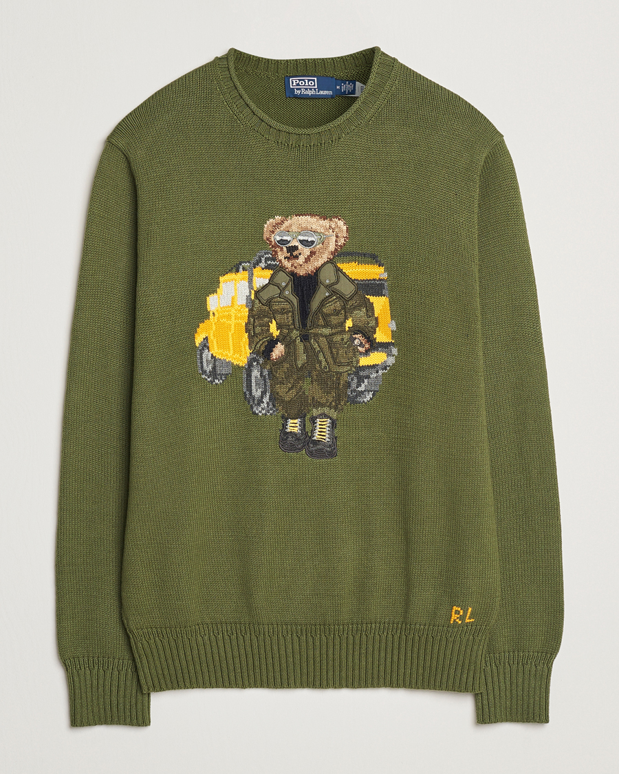 Herren | Pullover | Polo Ralph Lauren | Cotton Bear Pullover New Olive