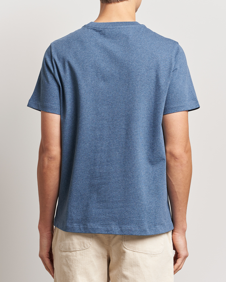 Herren | T-Shirts | A.P.C. | Rue Madame T-Shirt Blue Melange