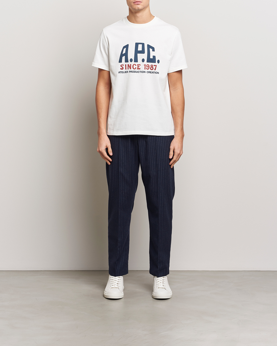 Herren | T-Shirts | A.P.C. | Print Label T-Shirt White
