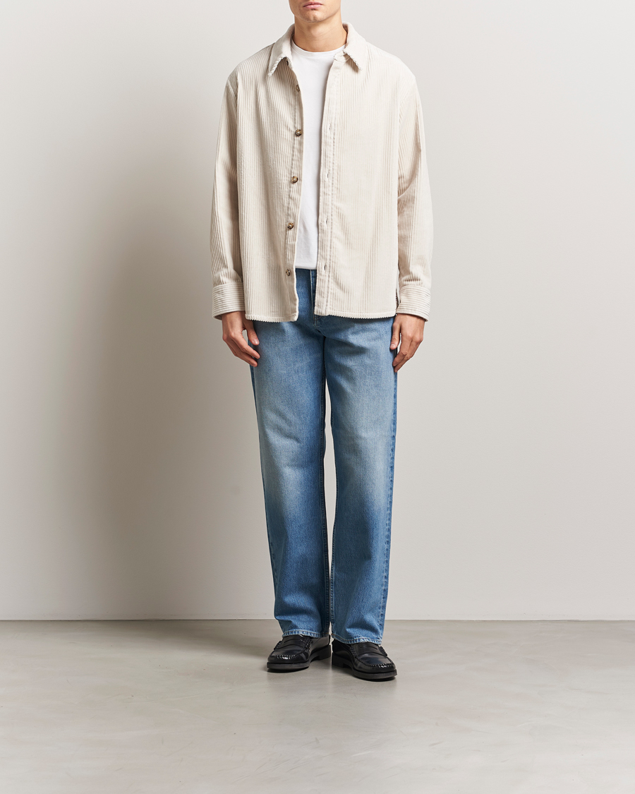 Herren | Hemden | A.P.C. | Boris Wide-wale Corduroy Overshirt Ecru