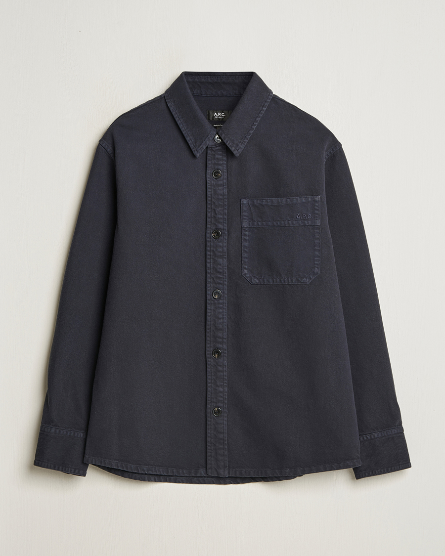 Herren | Hemden | A.P.C. | Basile Denim Overshirt Dark Navy