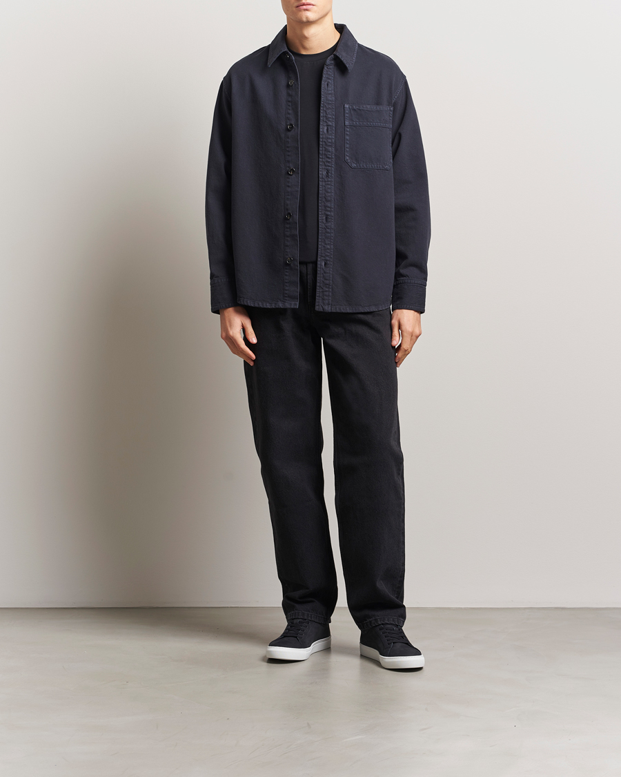 Herren | Hemden | A.P.C. | Basile Denim Overshirt Dark Navy
