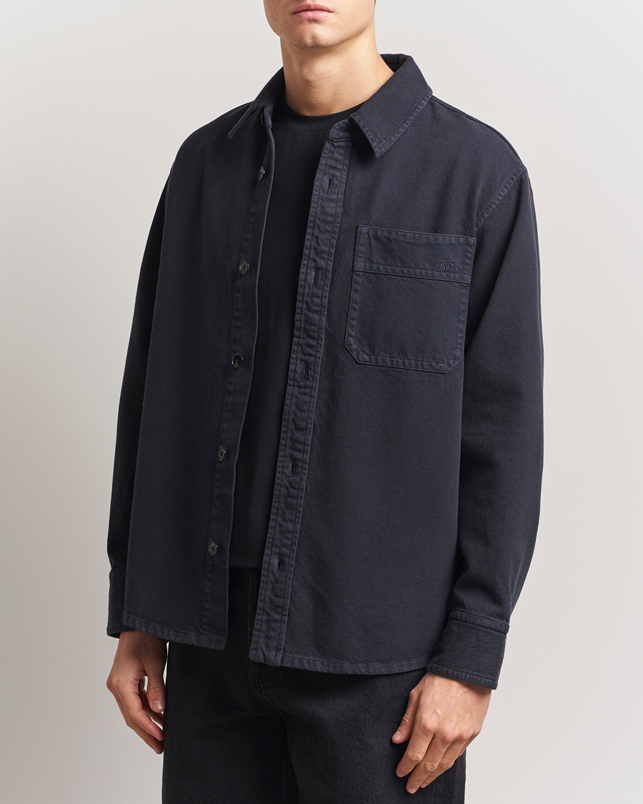Herren | Hemden | A.P.C. | Basile Denim Overshirt Dark Navy