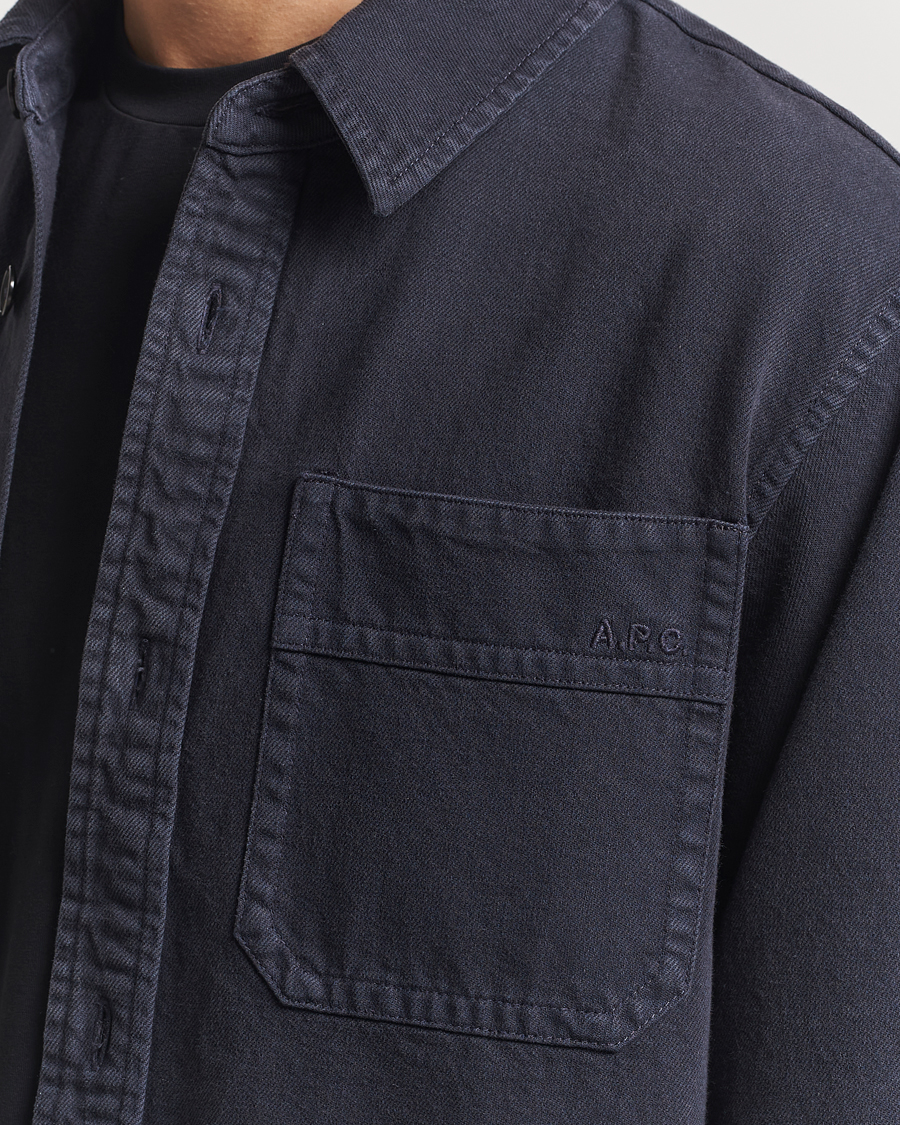 Herren | Hemden | A.P.C. | Basile Denim Overshirt Dark Navy